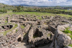 complesso nuragico su nuraxi barumini nuraghe sardo