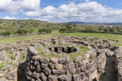 complesso nuragico su nuraxi barumini nuraghe sardo