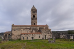 View at the Basilica Holy Trinity of Saccargia, codrongianus sassari