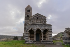 View at the Basilica Holy Trinity of Saccargia, codrongianus sassari