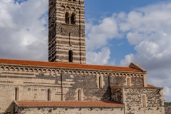 View at the Basilica Holy Trinity of Saccargia, codrongianus sassari