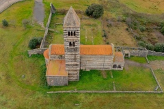 View at the Basilica Holy Trinity of Saccargia, codrongianus sassari