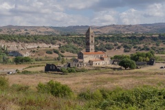 View at the Basilica Holy Trinity of Saccargia, codrongianus sassari