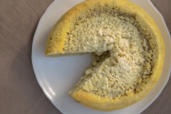casu marzu or rotten cheese - typical Sardinian cheese containing live insect larvae that create a pungent aroma