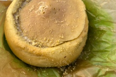 cheese with worms or casu martzu, typical Sardinian cheese