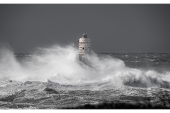 faro mangiabarche calasetta - lighthouse storm