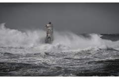 faro mangiabarche calasetta - lighthouse storm