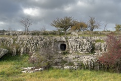 Domus De Janas of Museddu, Cheremule, Sardinia