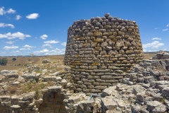 Nuraghe Piscu, Suelli, consists of a truncated cone tower and is one of the most beautiful nuraghi