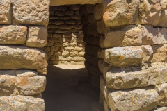 Nuraghe Piscu, Suelli, consists of a truncated cone tower and is one of the most beautiful nuraghi