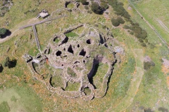 Nuraghe - nuragic complex of seruci in gonnesa in southern sardinia
