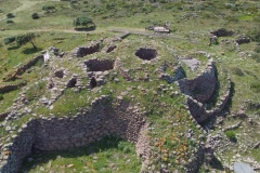 Nuraghe - nuragic complex of seruci in gonnesa in southern sardinia