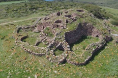 Nuraghe - nuragic complex of seruci in gonnesa in southern sardinia