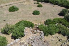 nuraghe and nuragic complex of sa domu beccia in uras in central Sardinia